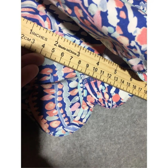 Womens Crown & Ivy Shorts Lettuce Hem Shelby Patterned Pastels Summer Spring - Picture 6 of 7